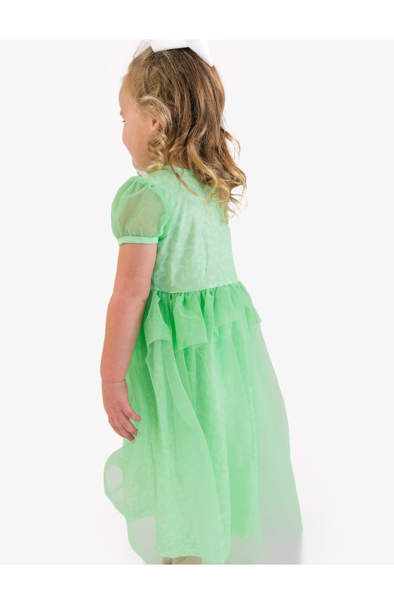 RuffleButts Princess Dress-Up Puff Sleeve Nightgown, Alternate, color, Garden Green Princess