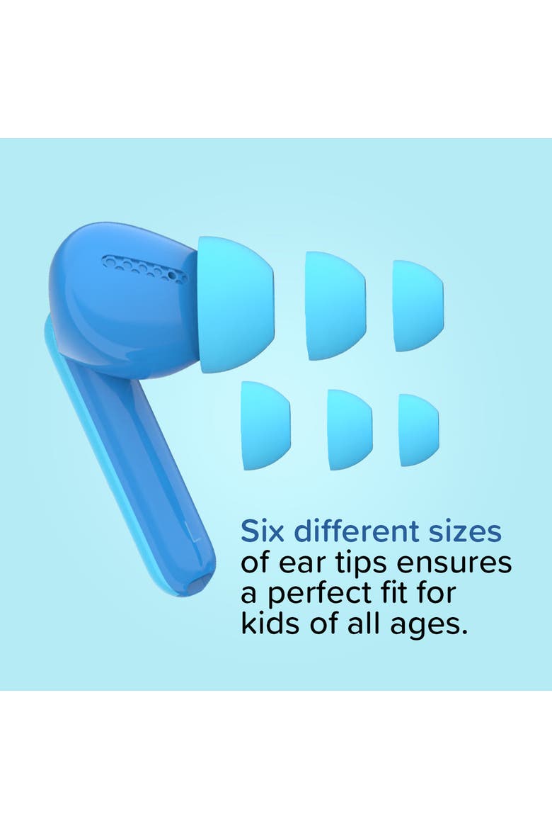 CareBuds - Wireless Bluetooth Earbuds for Kids, Alternate, color, Blue