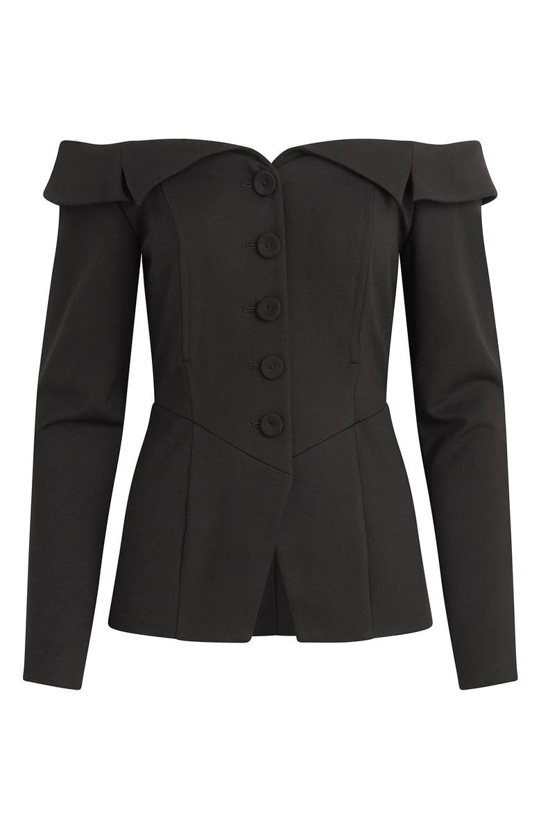 Favorite Daughter The Irina Off the Shoulder Blazer, Alternate, color, 