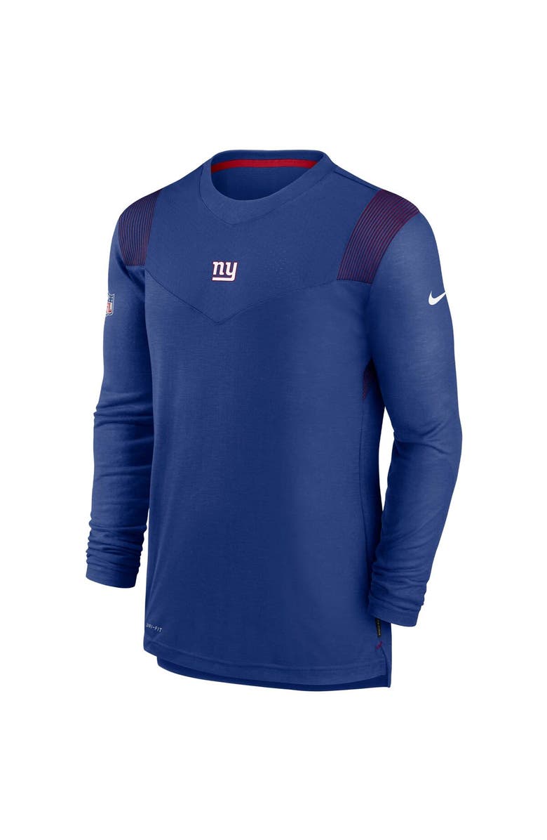 Nike Men's Nike Royal New York Giants Sideline Player UV Performance Long Sleeve T-Shirt, Alternate, color, Royal