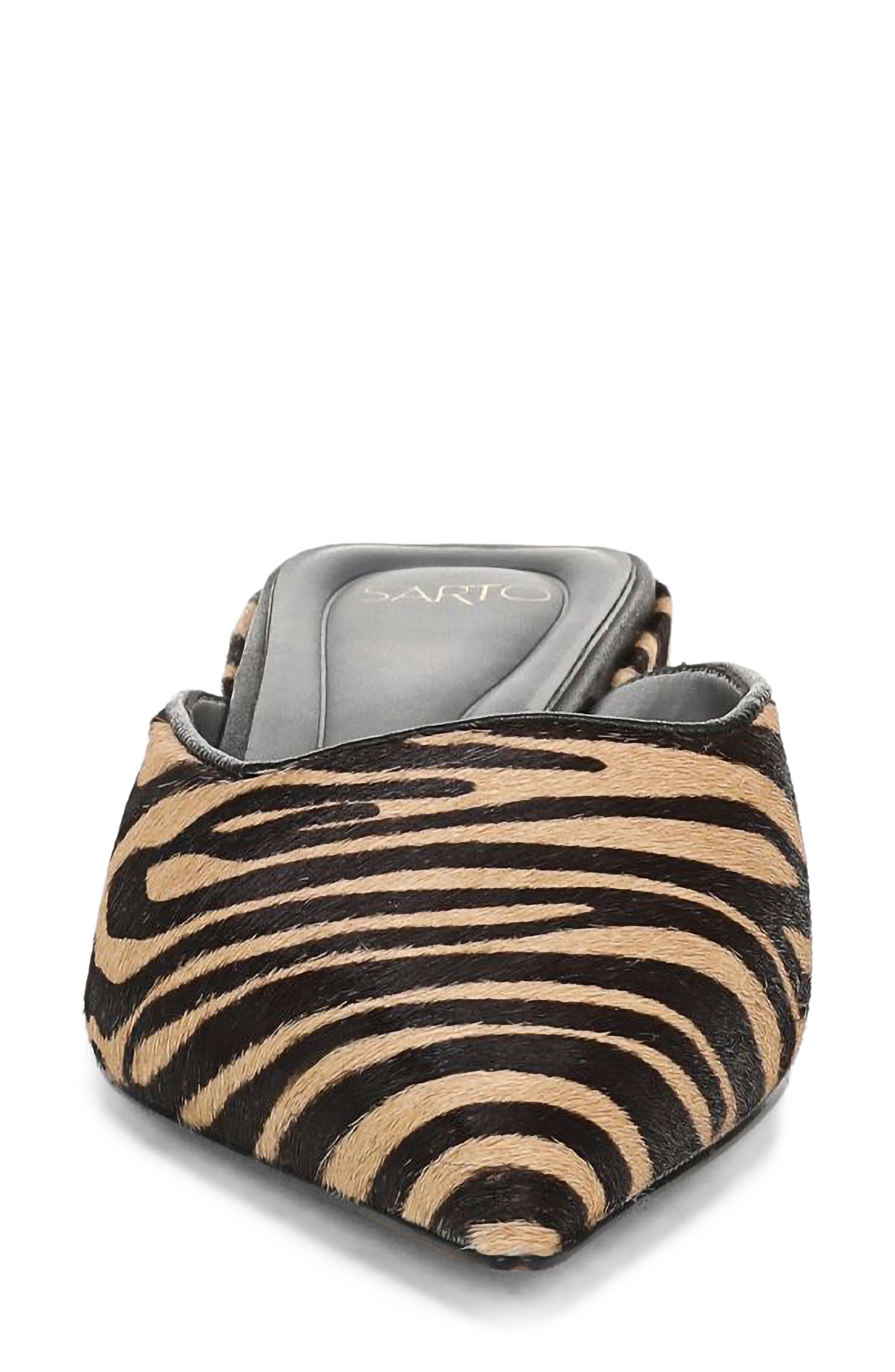 Bennet Genuine Calf Hair Mule, Alternate, color, CAMEL MULTI