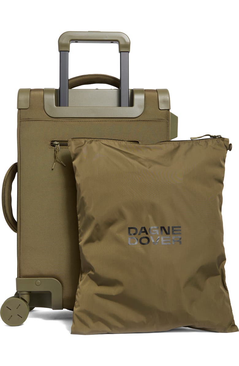 Dagne Dover Seattle Carry-On Rolling Suitcase, Alternate, color, Dark Moss