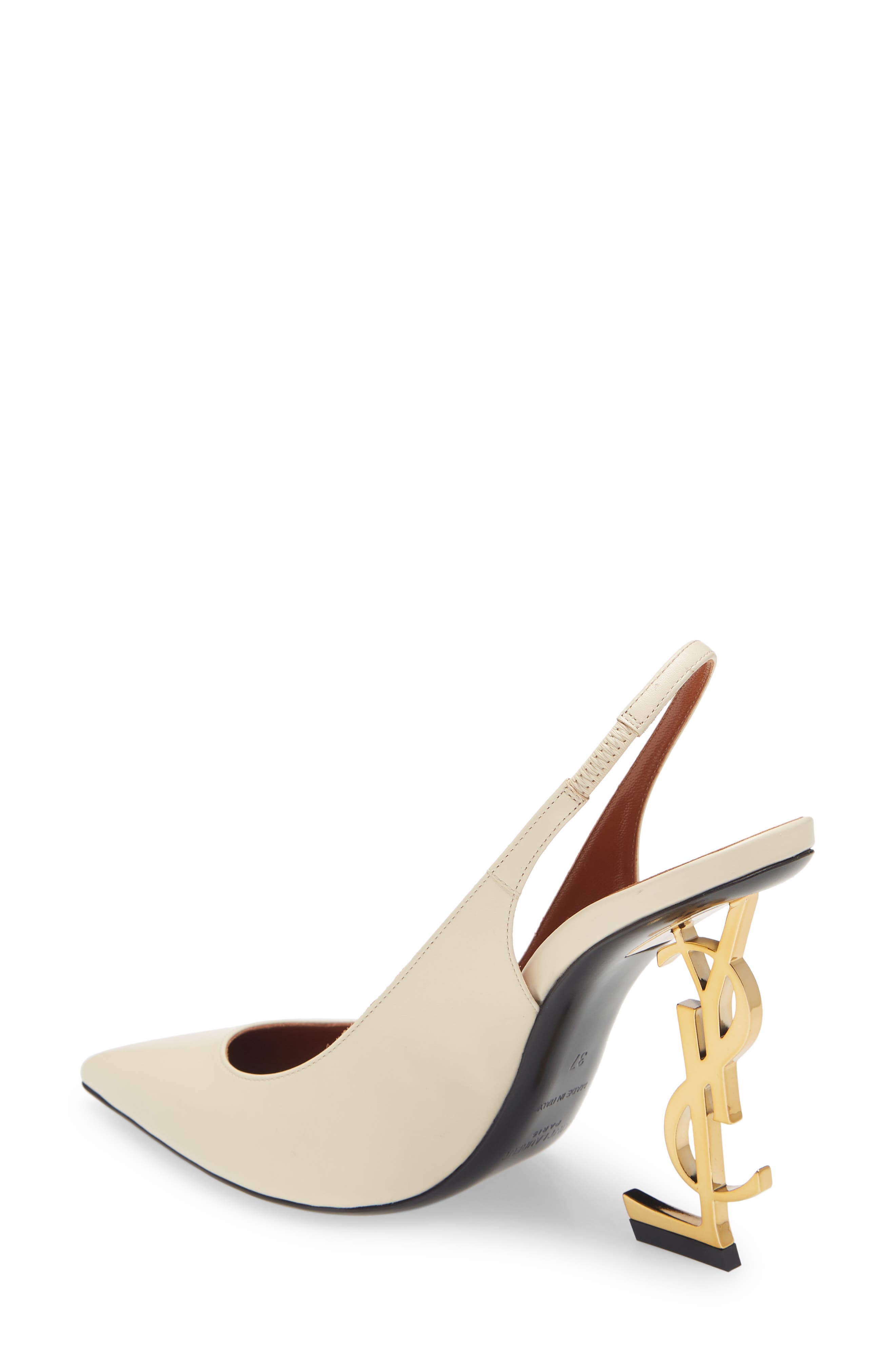 Saint Laurent Opyum Slingback Pump, Alternate, color, 