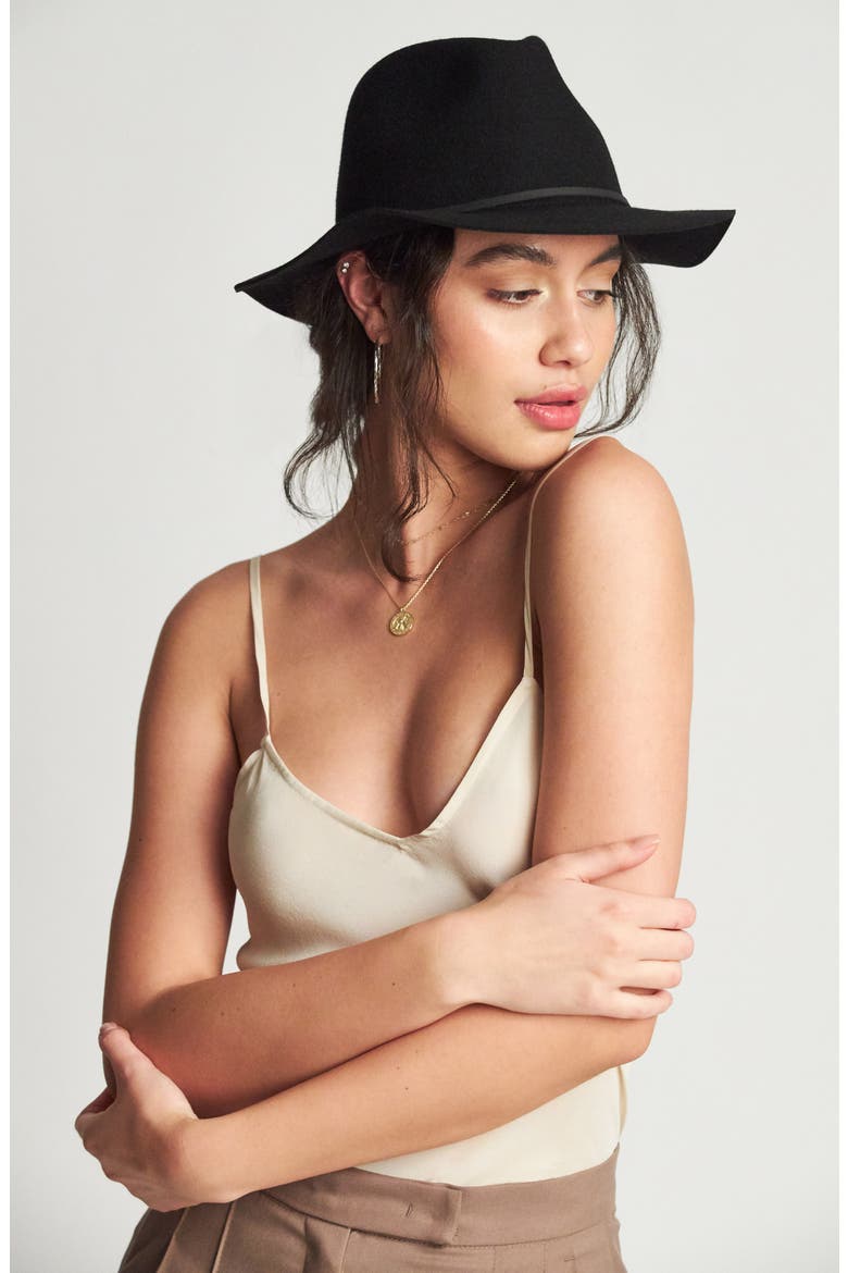 Wesley Wool Fedora, Alternate, color, BLACK