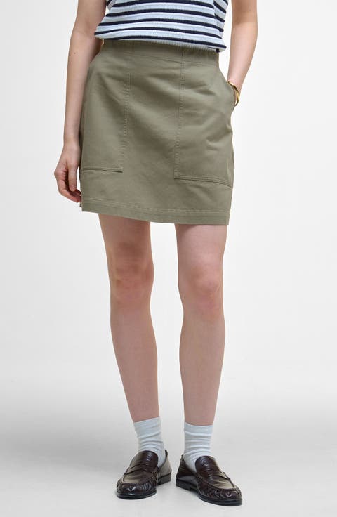 Cary Cotton Twill Miniskirt