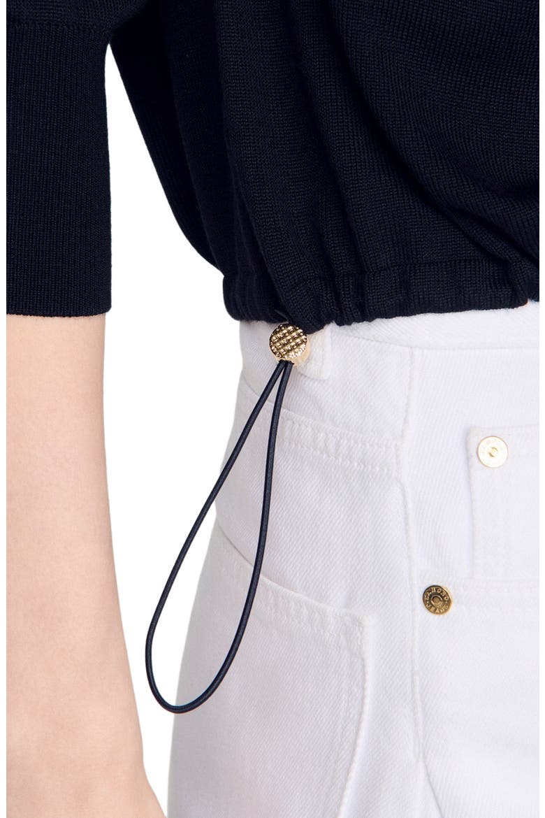 Wool polo shirt with logo, Alternate, color, Black