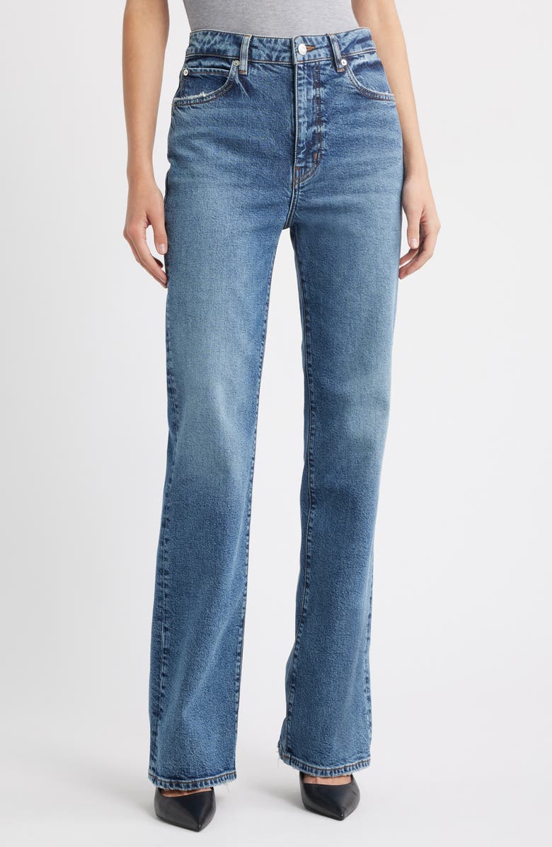 FRAME The Arrow High Waist Relaxed Bootcut Jeans, Main, color, Halo