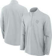 Fanatics Signature Men's Fanatics Signature Gray Los Angeles Rams Front Office Woven Quarter-Zip Jacket