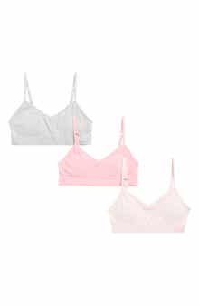 Danskin Kids' Assorted 3-Pack Bralettes