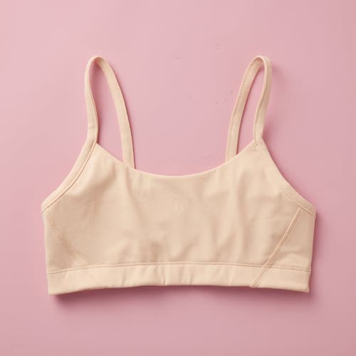Yellowberry Sky High Impact Sports Bra In Beige