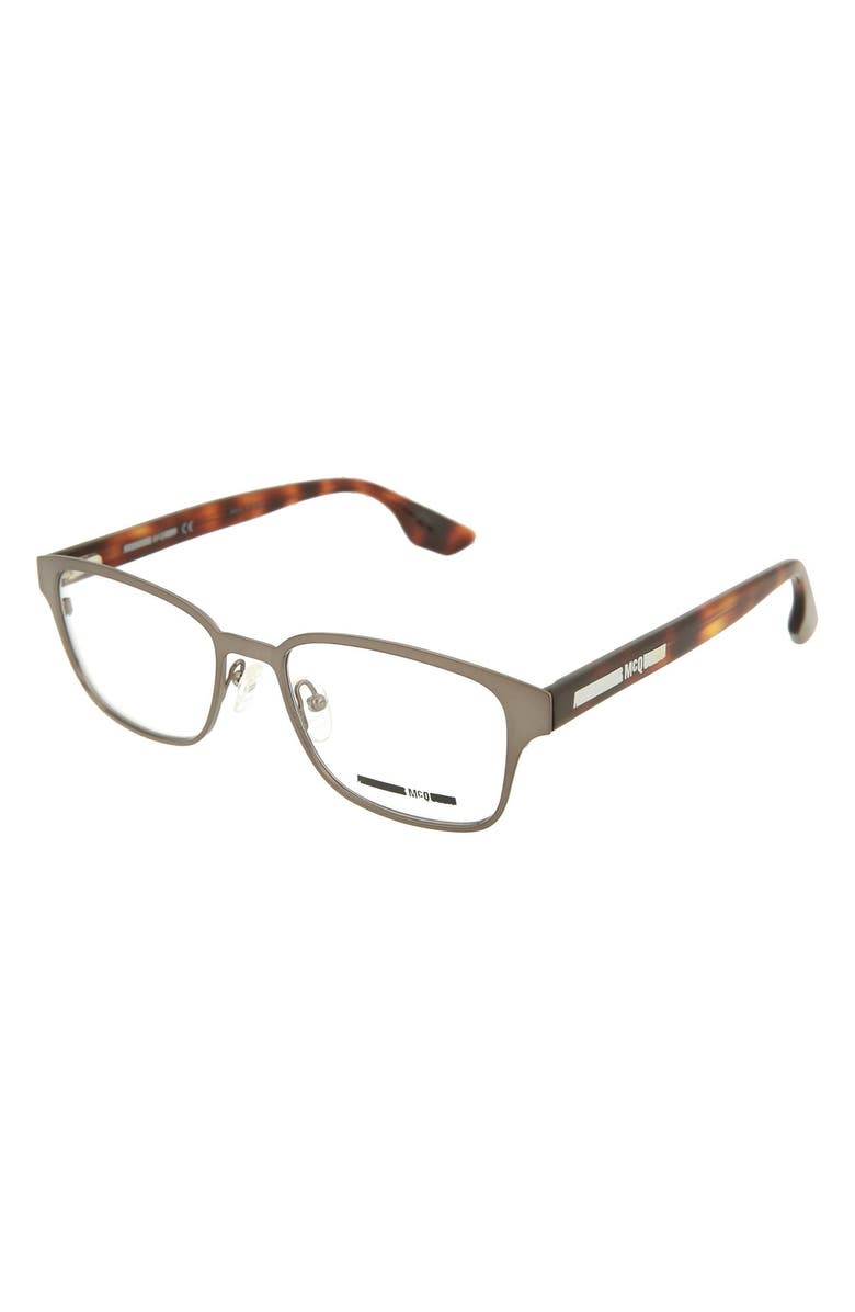 MCQ by Alexander McQueen 52mm Square Optical Frames, Alternate, color,