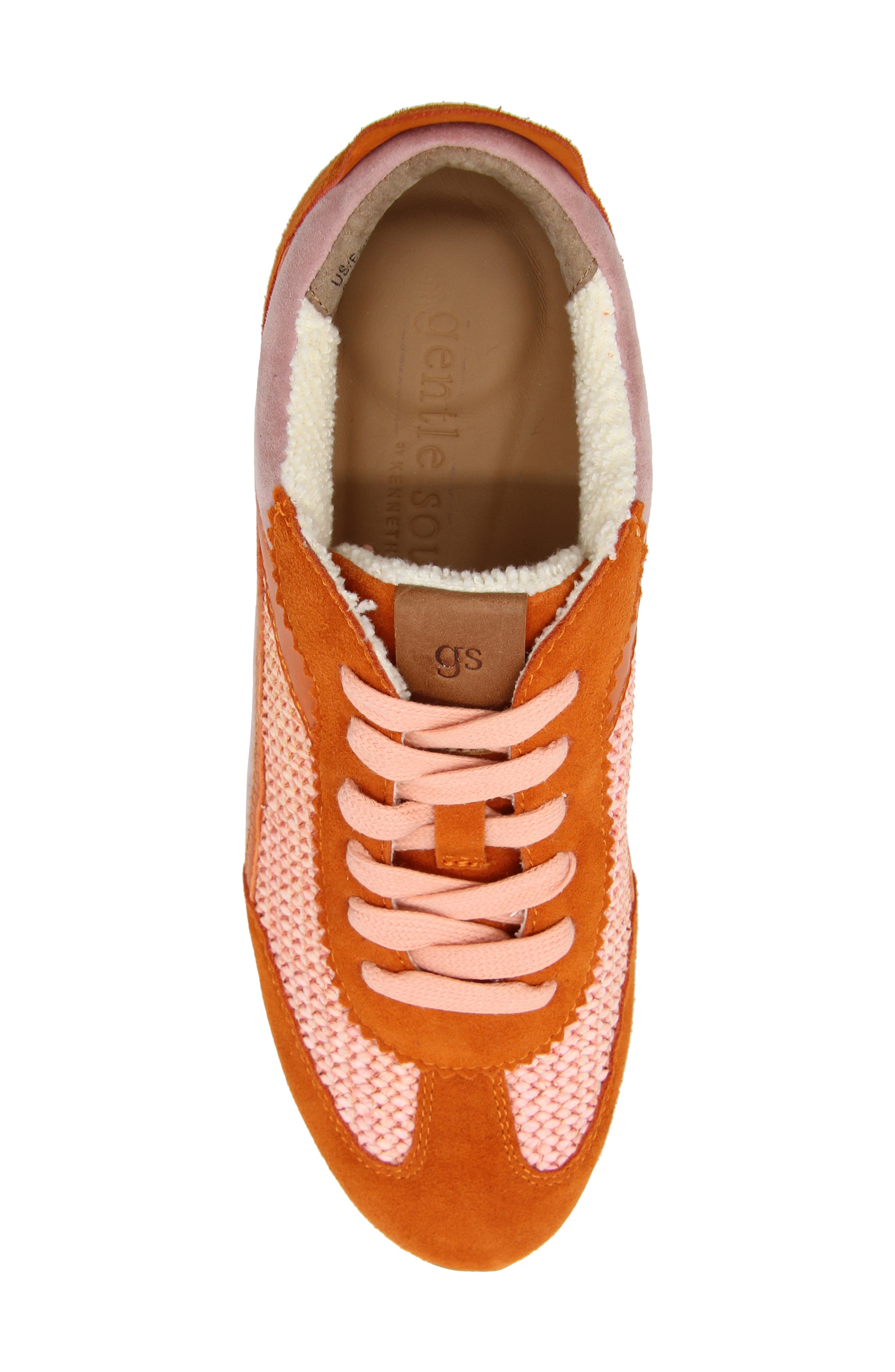 Juno Sneaker, Alternate, color, ORANGE MULTI MESH