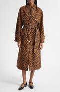 3.1 Phillip Lim Leopard Print Trench Coat