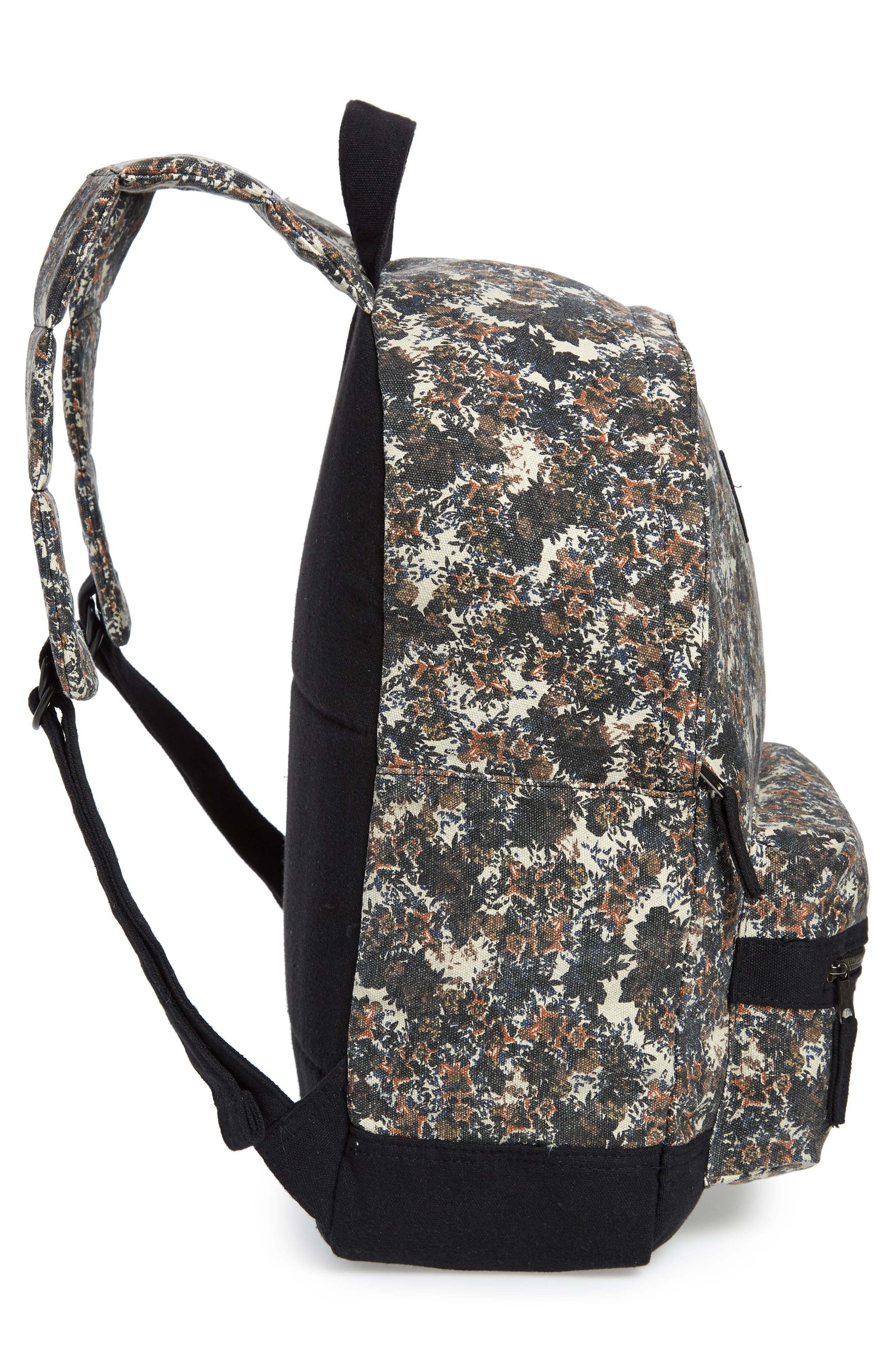 RVCA Tides Print Canvas Backpack, Alternate, color, 