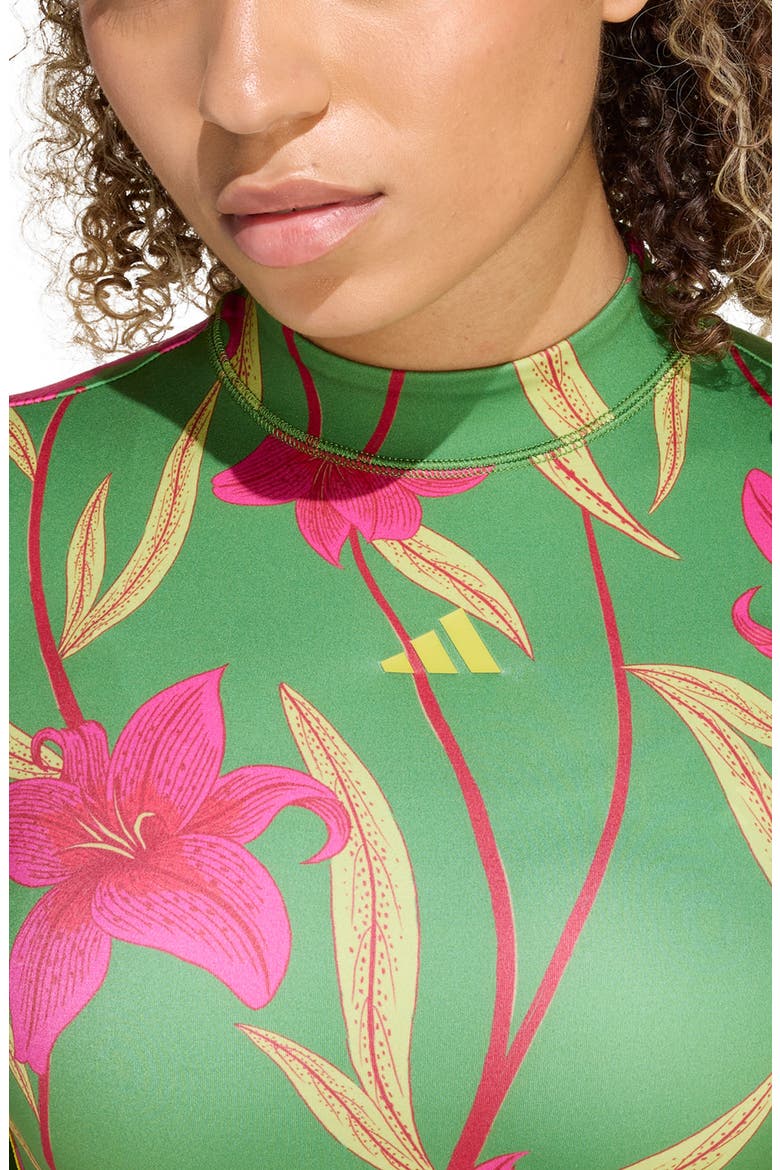 x FARM RIO Long Sleeve Training Top, Alternate, color, CREW GREEN/ PRELOVED LIME