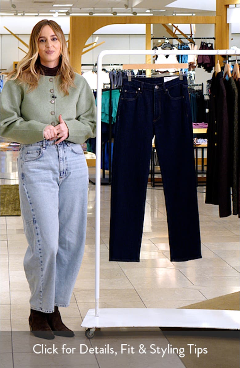 Harlow High Waist Straight Leg Jeans, sales video thumbnail
