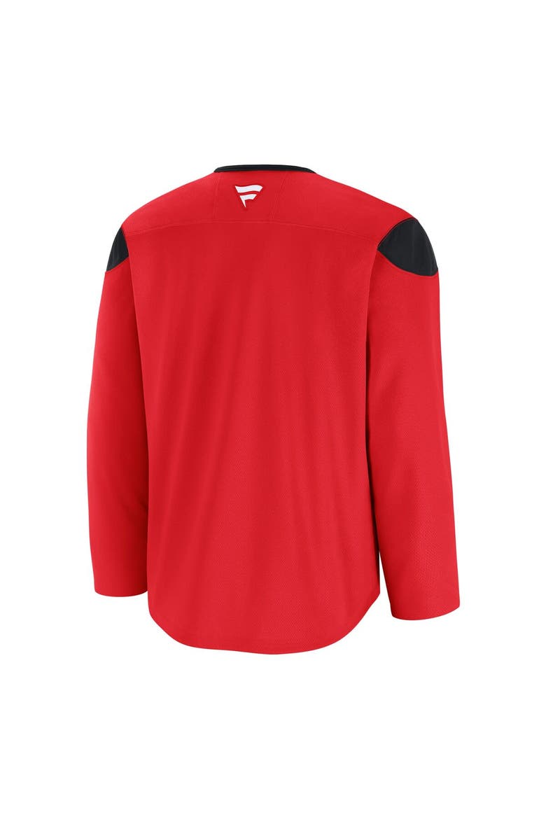 Men's Fanatics Red Washington Capitals Home Practice Jersey, Alternate, color, Red