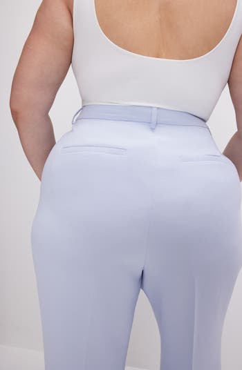 Luxe Suiting Column Wide Leg Trousers