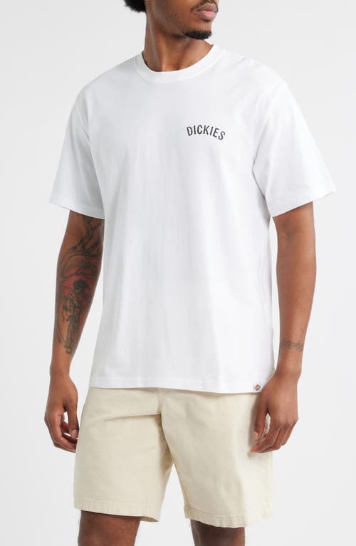 Dickies Snake Logo Graphic T-shirt In White