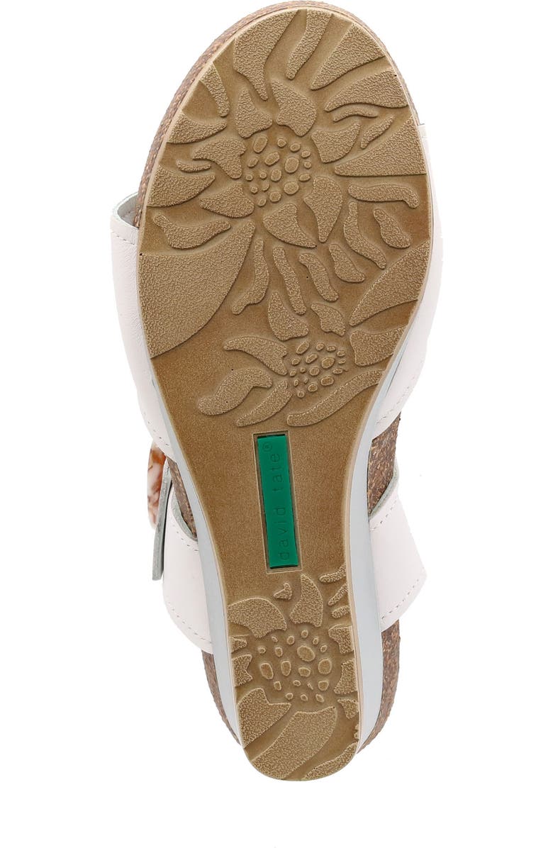 David Tate Fantasy Platform Wedge Slide Sandal, Alternate, color, White