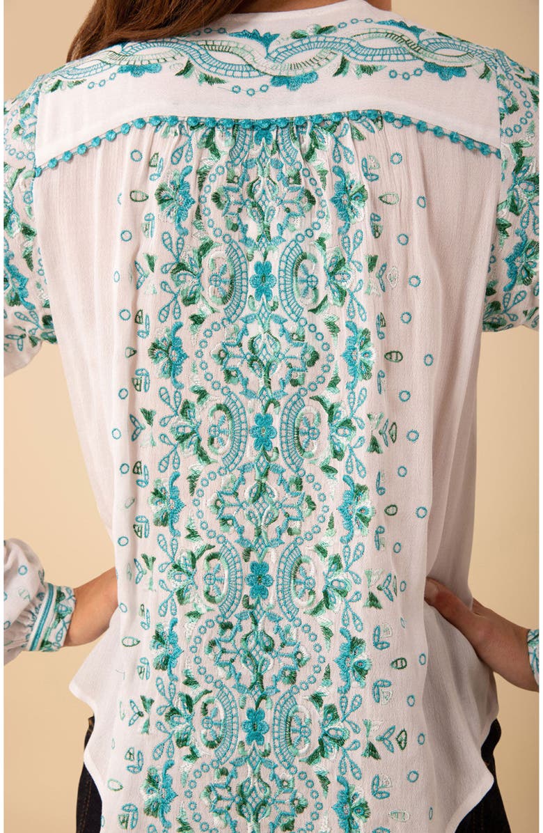 Hale Bob Cora Embroidered Top, Alternate, color,