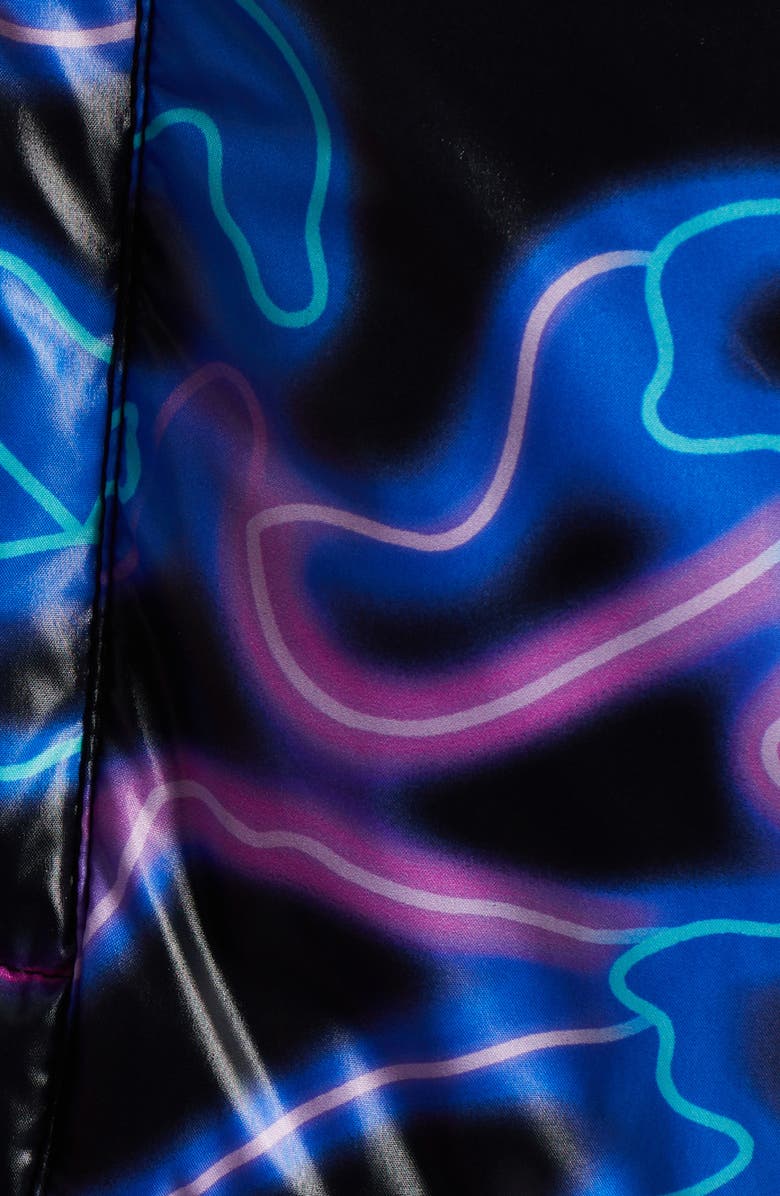 Valentino Garavani Valentino Neon Camou Puffer Jacket, Alternate, color, 