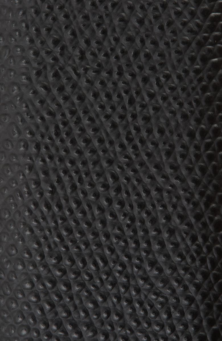 FERRAGAMO Reversible Textured Calfskin Belt, Alternate, color, Nero