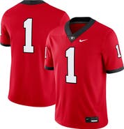 Nike Men's Nike #1 Red Georgia Bulldogs Game Jersey