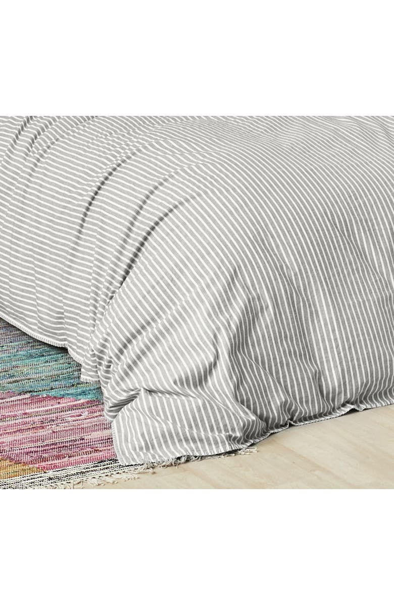 carol & frank Lucas Boulder Queen Duvet Cover, Alternate, color, Gray