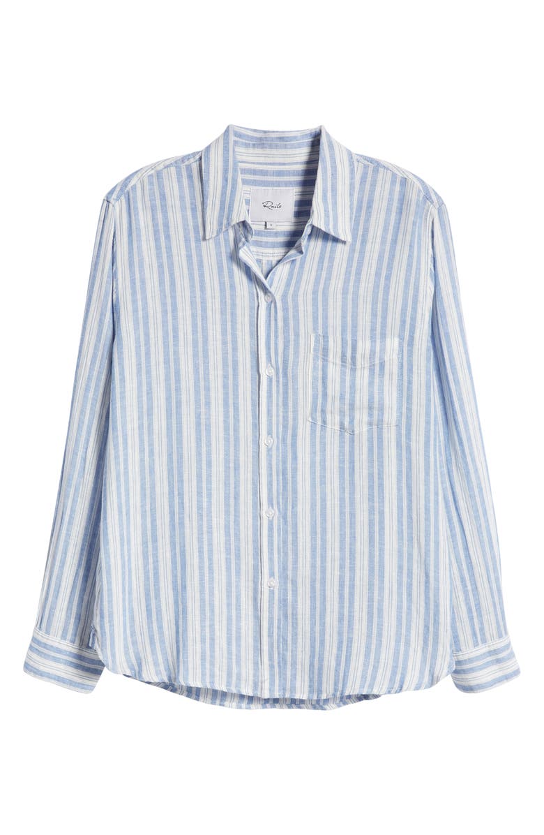 Rails Women's Charli Stripe Linen Blend Button-Up Shirt, Alternate, color, 