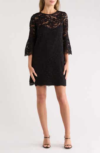MELLODAY Bell Sleeve Lace Minidress