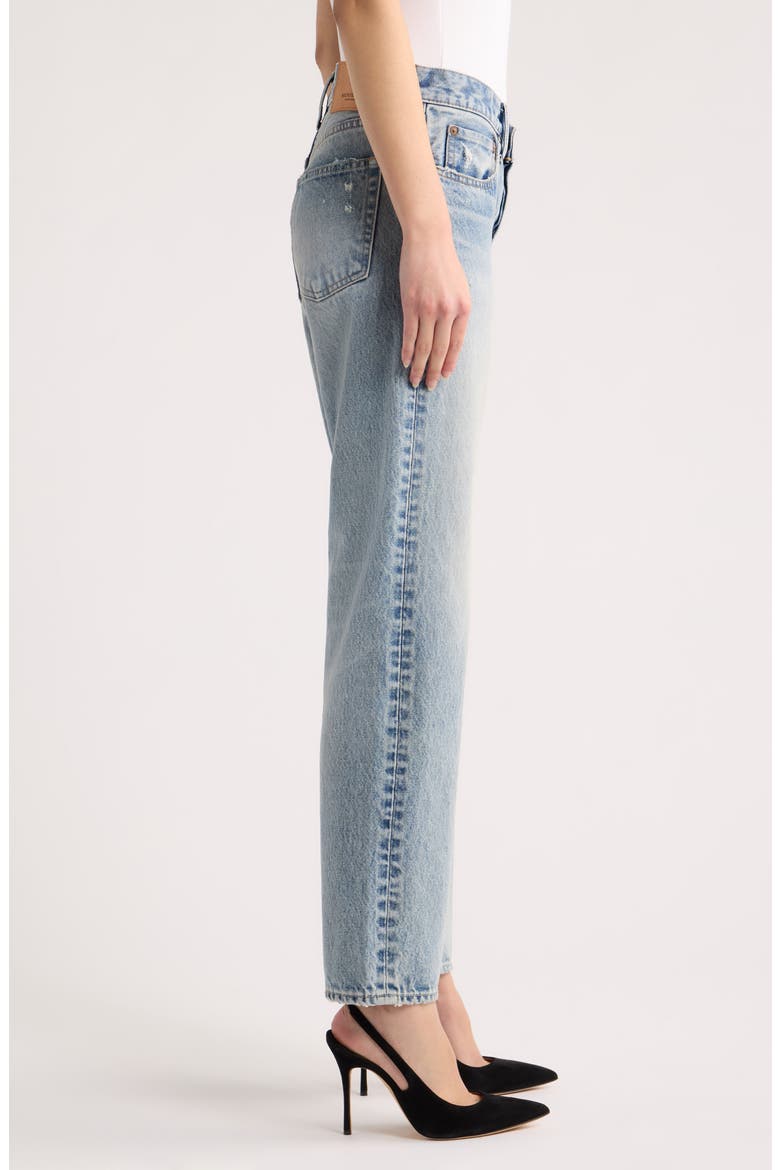 Albany Low Rise Straight Leg Jeans, Alternate, color, LIGHT BLUE