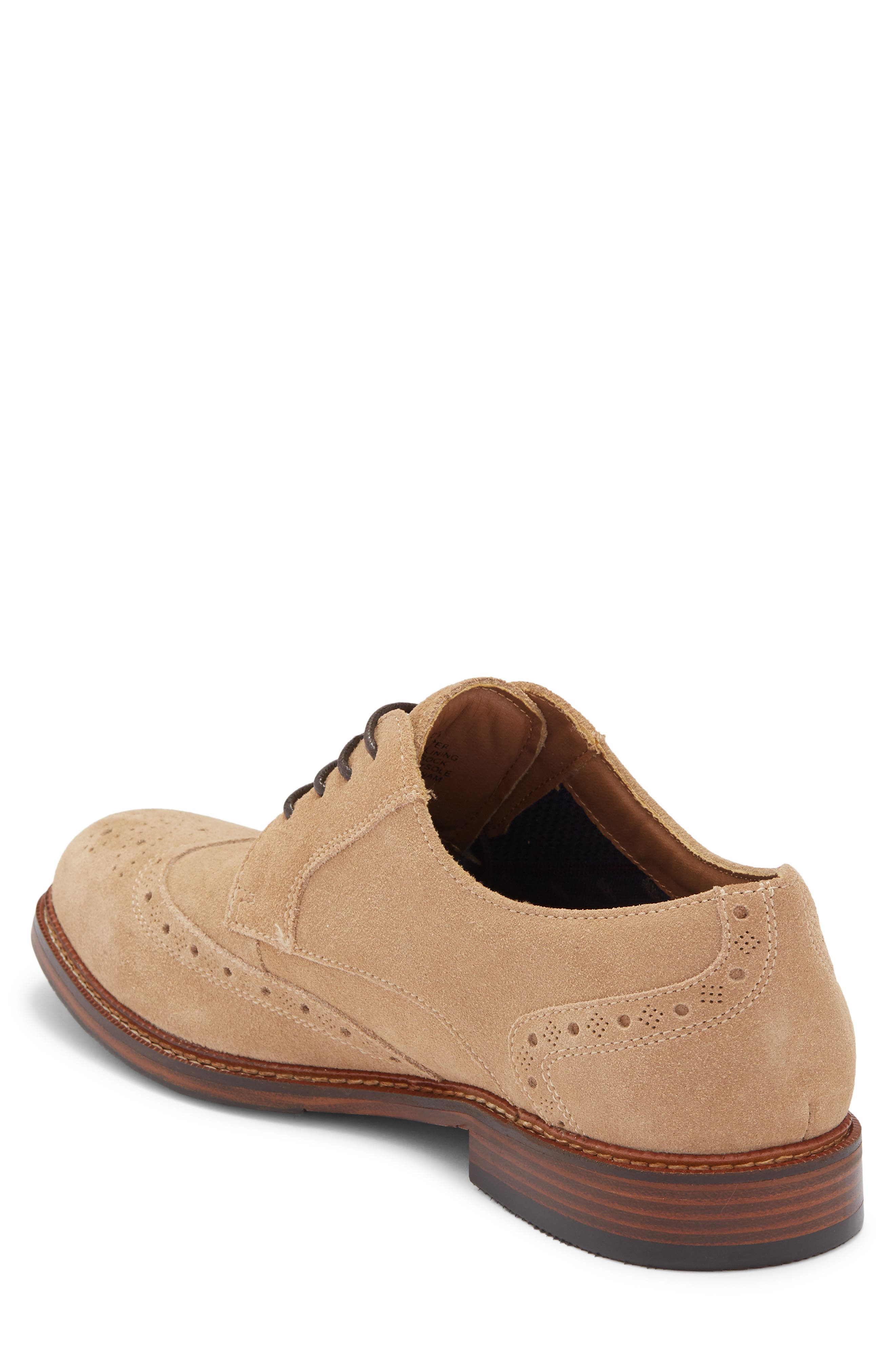 Eferm Wingtip Derby, Alternate, color, TAUPE