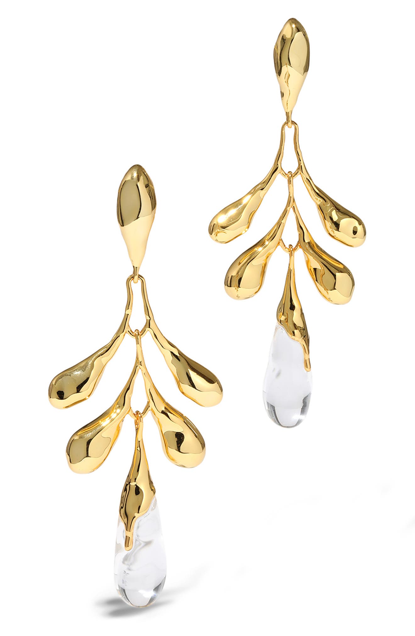 ALEXIS BITTAR ALEXIS BITTAR LIQUID LUCITE® SAPLING DROP EARRINGS