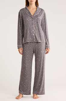 Honeydew Quiet Night Long Sleeve Button-Up Top & Pants Pajamas