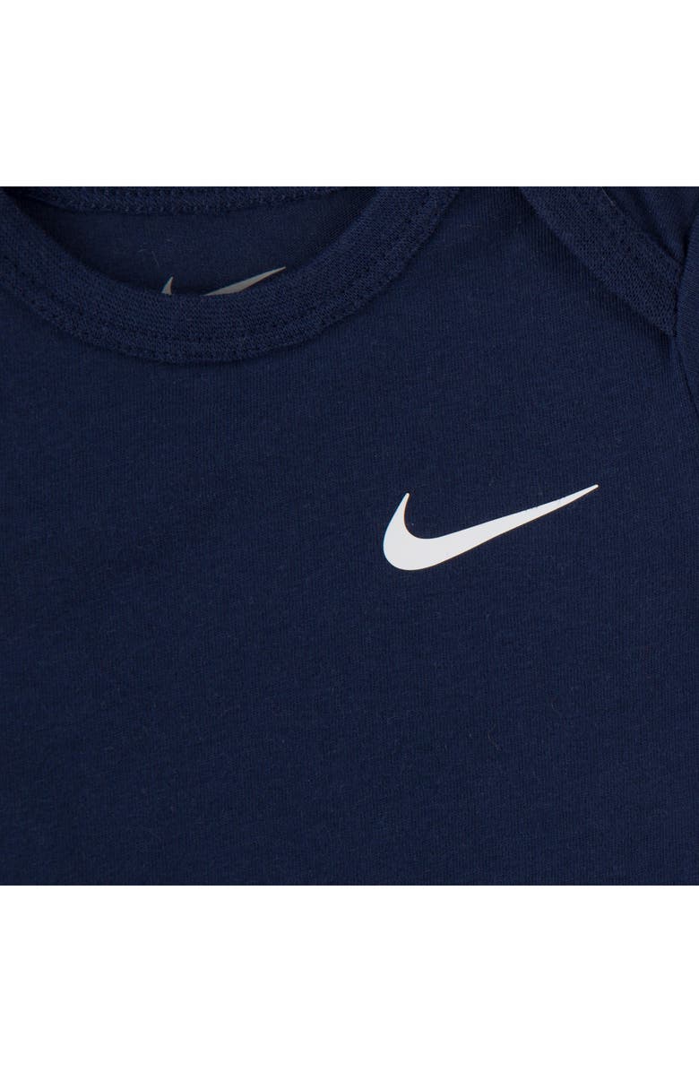 Nike Zip Hoodie, Bodysuit & Joggers Set, Alternate, color, Colbalt Bliss Heather