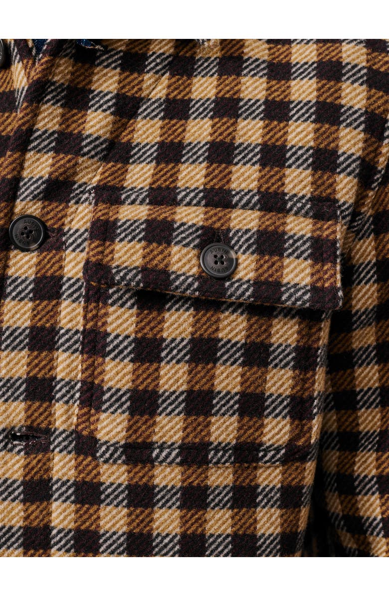 Aubin Nettleham Shirt Jacket, Alternate, color, Brown Gingham