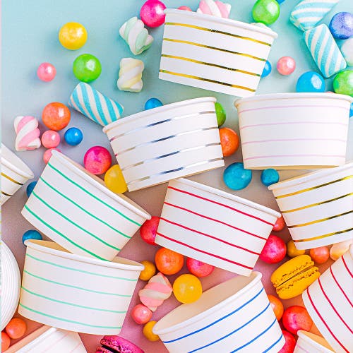 DAYDREAM SOCIETY DAYDREAM SOCIETY FRENCHIE STRIPED TREAT CUPS 