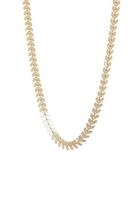 Elara Chevron Link Necklace Bold Trendy Statement