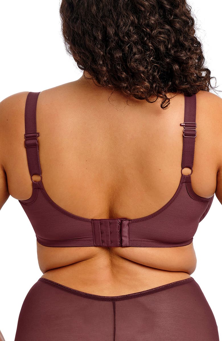 Elomi Matilda Full Figure Underwire Plunge Bra, Alternate, color, Sugarplum