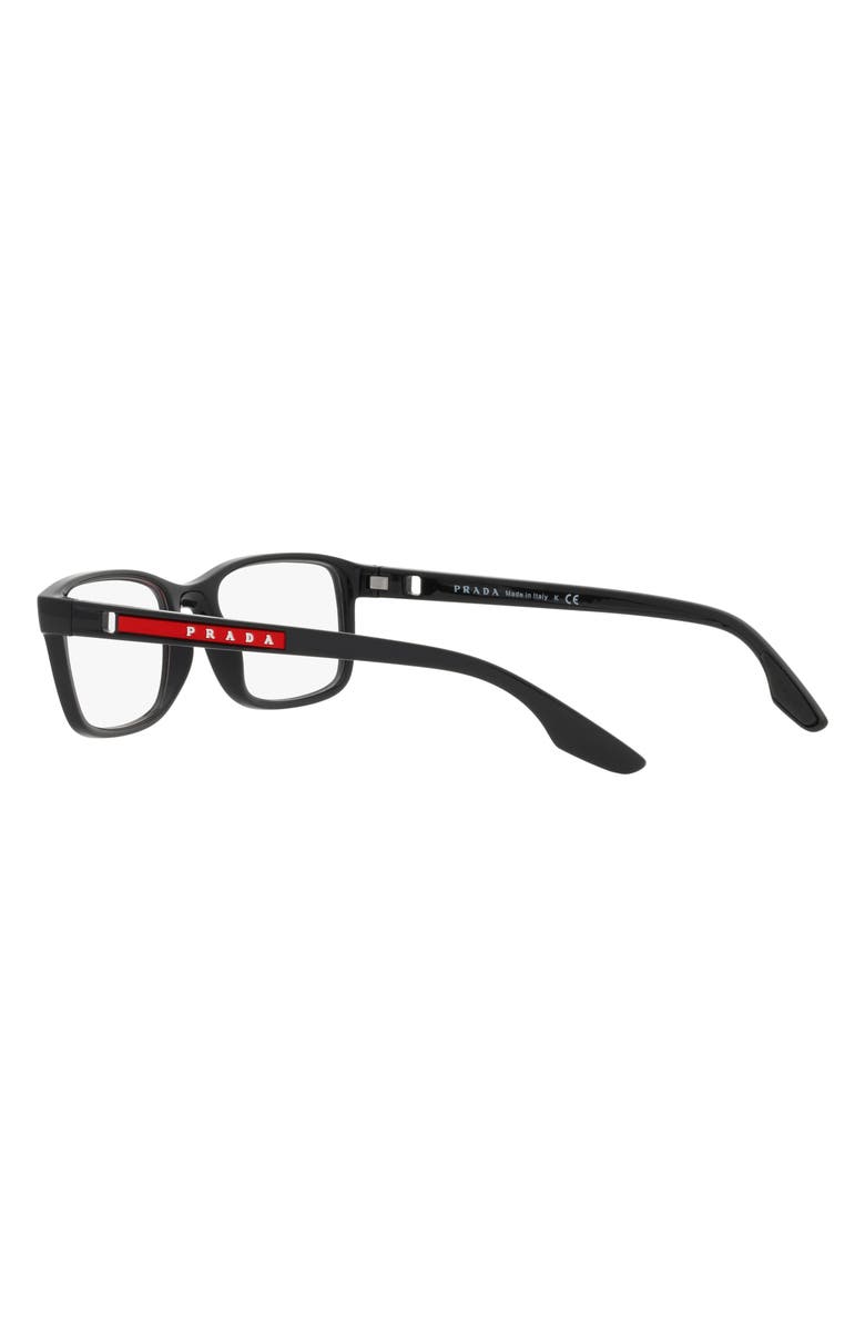 Prada Linea Rossa 55mm Pillow Optical Glasses, Alternate, color, 