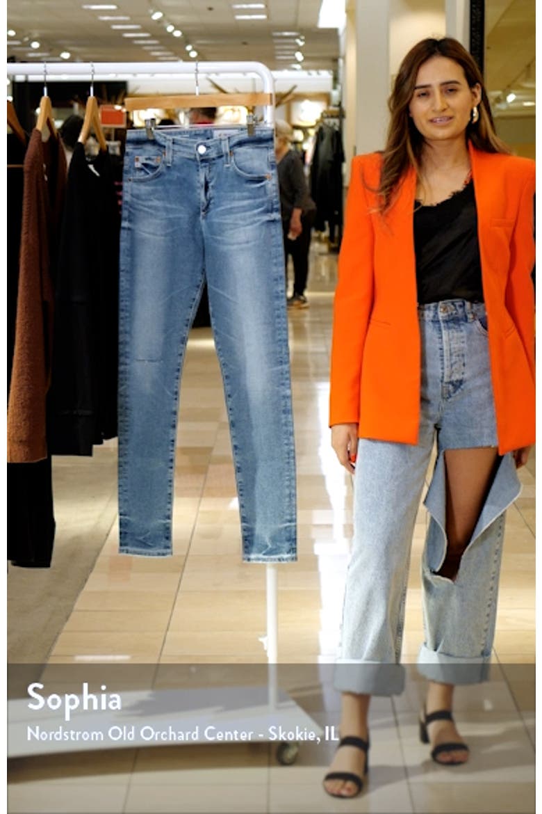 Farrah High Waist Skinny Ankle Jeans video
