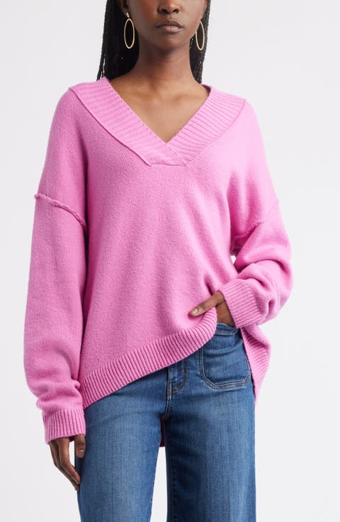 Women's Pink Pullover Sweaters | Nordstrom