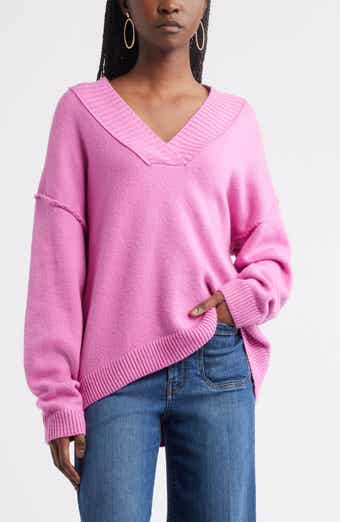 Slouchy V-Neck Sweater