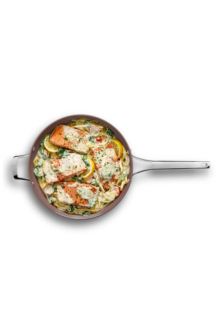 Premier Ceramic Nonstick Fry Pan with Lid, Alternate, color, NO COLOR