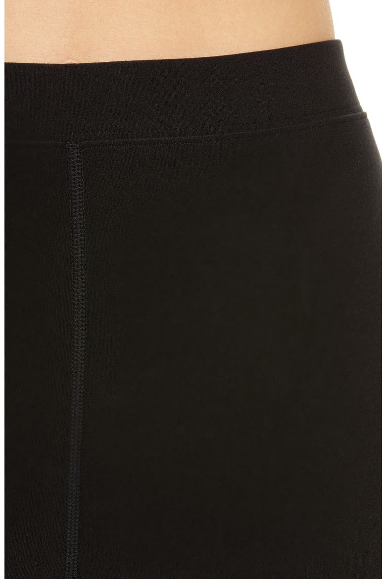Flow High Waist Alosoft Bike Shorts, Alternate, color, BLACK
