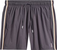 BOSS Side Stripe Stretch Swim Trunks