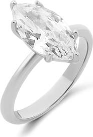 SHYMI Marquis Cut Cubic Zirconia Cocktail Ring