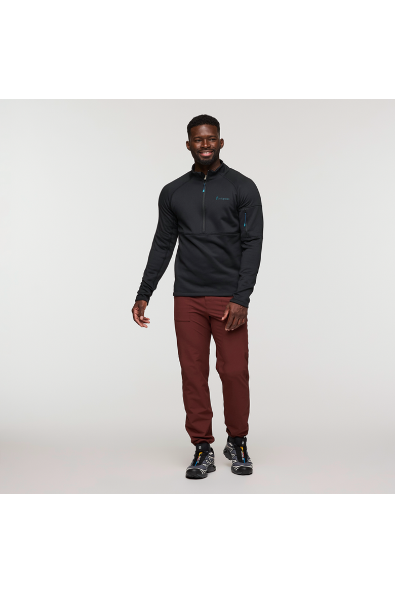 Tempa Fleece Half-Zip Pullover - Men's, Alternate, color, Cotopaxi Black