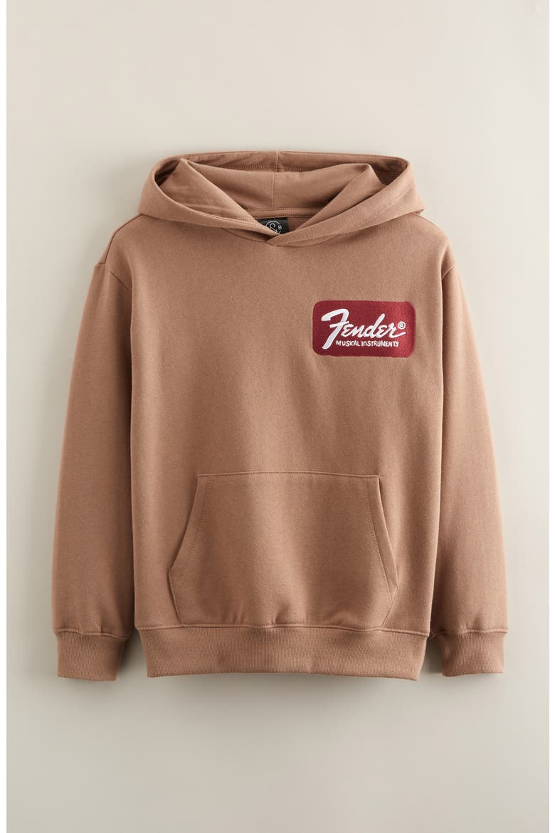 Kids' License Graphic Hoodie, Main, color, TAN PORTABELLA FENDER